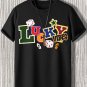 Men's Lucky Vibes Print Casual T-Shirt