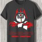 Men's Merry Christmas Hohoho Star Robot Print Casual T-Shirt