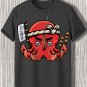 Men's Octopus Chef And Takoyaki Japanese Art Print Casual T-Shirt