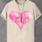 Men's Skull Couple Valentine's Day Print Casual T-Shirt