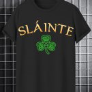 Men's Slainte St. Patrick's Day Print Casual T-Shirt