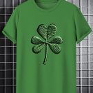 Men's St. Patrick's Day Shamrock Graphic Print Casual T-Shirt