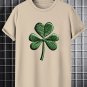 Men's St. Patrick's Day Shamrock Graphic Print Casual T-Shirt