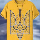 Men's Ukraine Trident Art Print Casual T-Shirt