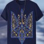 Men's Ukraine Trident Art Print Casual T-Shirt
