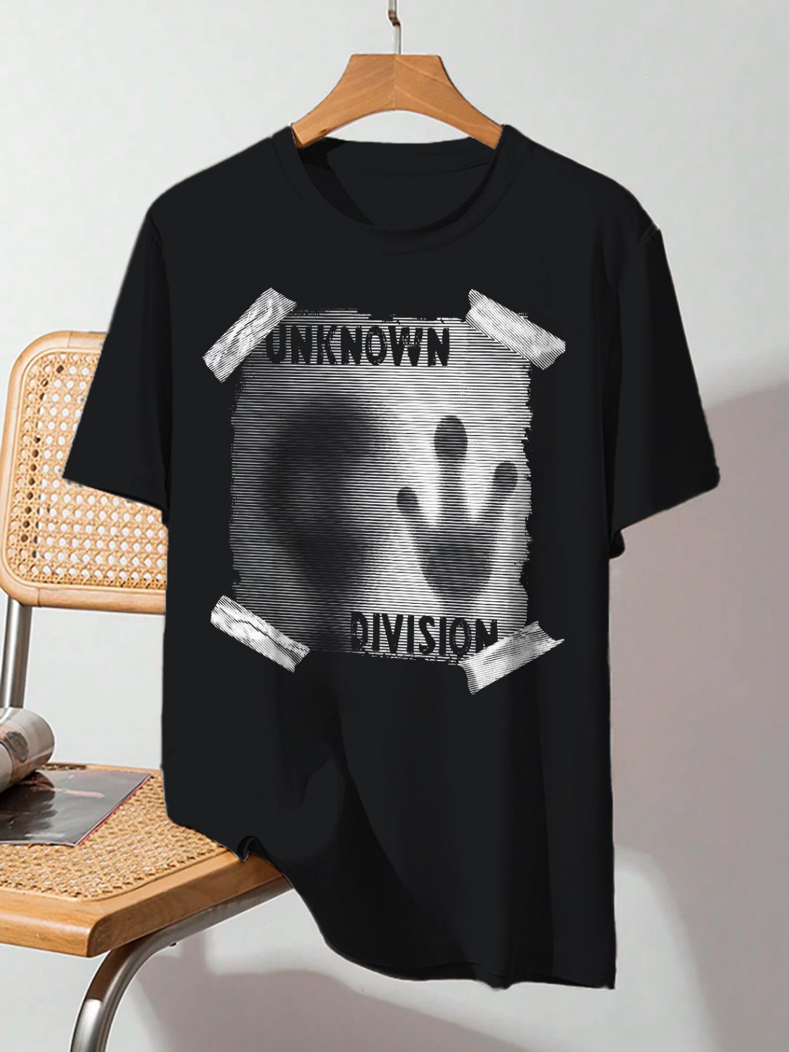 Men's Unknown Division Alien Print Casual T-Shirt