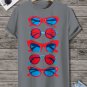 Men's Vintage Cool Sunglass Print Casual T-Shirt