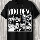 Men's Vintage Cute Moo Deng Print Casual T-Shirt
