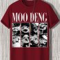 Men's Vintage Cute Moo Deng Print Casual T-Shirt