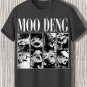 Men's Vintage Cute Moo Deng Print Casual T-Shirt