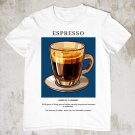 Men's Vintage Espresso Coffee Print Casual T-Shirt