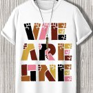 Men's We Are One Fist Print Casual T-Shirt