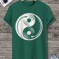 Men's Yin Yang Vinyl Record Print  Casual T-Shirt