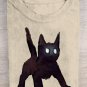 Women's Frightened Cat Print Casual T-Shirt