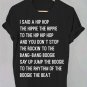 Women's I Said A Hip Hop The Hippie To The Hip Hip Hop Print Casual T-Shirt