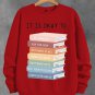 Women's It Is Okay To Be Yourself Print Long Sleeve T-Shirt Thin Sweatshirt