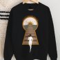 Women's Old Ways Won't Open New Doors Fitness Print Long Sleeve T-Shirt Thin Sweatshirt