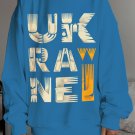 Women's Ukrainian Flag Peace Dove Print Long Sleeve T-Shirt Thin Sweatshirt