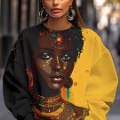 Women's Egyptian Woman Vintage Print Cozy Sweatshirt