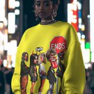 Women's Party Time Illustration Print Casual Sweatshirt