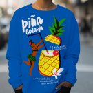 Women's Pina Colada Print Cozy Sweatshirt