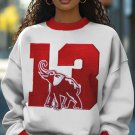 Women's Sorority Elephant Graphic Print Cozy Sweatshirt