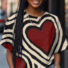 Women's Valentine's Day Love Print Casual T-Shirt