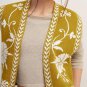 Women's Vintage Floral Pattern Knitted Vest