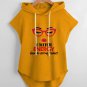 Women's I Match Energy How We Acting Today Print Hooded Tank Top