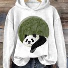 Women's Chinese Panda Print Cozy Hoodie