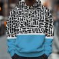 Men's Geometric Pattern Modern Art Print Casual Hoodie