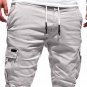 Men's Casual Sports Multi-Pocket Drawstring Cargo Shorts