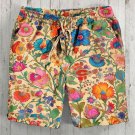 Men's Indian Folk Floral Print Casual Shorts