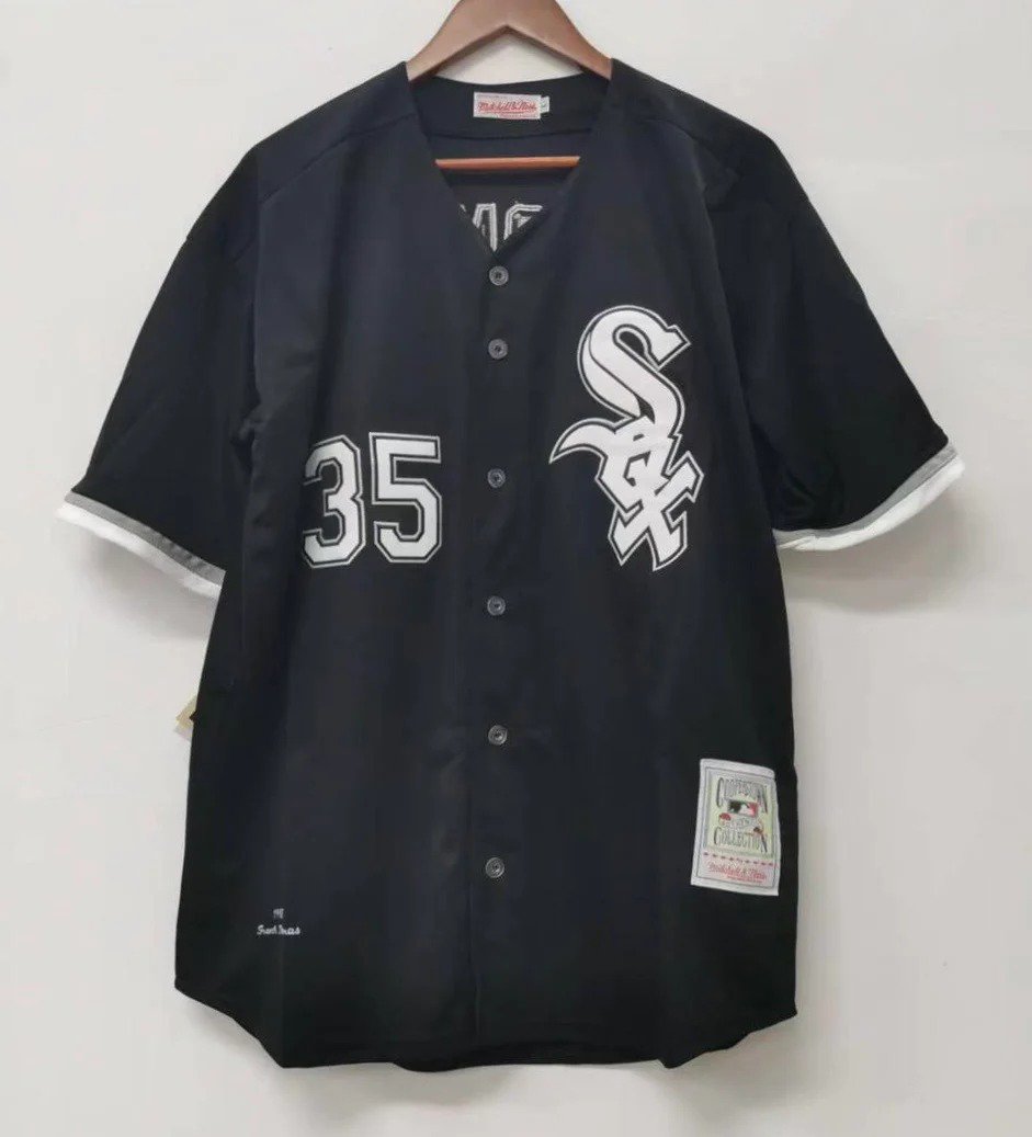 Frank Thomas Chicago White Sox Official Baseball Mitchell & Ness Jersey