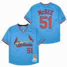 Willie McGee St. Louis Cardinals 1982 Rookie Jersey  Mitchell & Ness