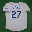 Matt Kemp Los Angeles Dodgers Official Baseball Majestic Jersey gray