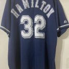 Josh Hamilton Texas Rangers official Baseball Jersey Majestic blue