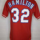 Josh Hamilton Texas Rangers official Baseball Jersey Majestic red