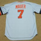Joe Mauer Minnesota Twins Official Baseball Majestic retro Jersey