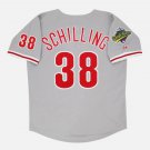 Curt Schilling Philadelphia Phillies Official Baseball Majestic Jersey gray