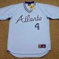 Biff Pocoroba 1982 Atlanta Braves Official Baseball Majestic Jersey