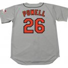 Boog Powell 1969 Baltimore Orioles Official Baseball Majestic Jersey gray
