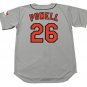 Boog Powell 1969 Baltimore Orioles Official Baseball Majestic Jersey gray