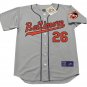 Boog Powell 1963 Baltimore Orioles Official Baseball Majestic Jersey white