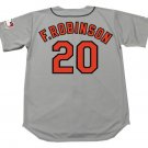 Frank Robinson 1969 Baltimore Orioles Official Baseball Majestic Jersey Gray