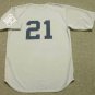 Roger Clemens 1987 Boston Red Sox Official Baseball Majestic Jersey gray