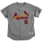 Albert Pujols St. Louis Cardinals Official Baseball Majestic Jersey gray