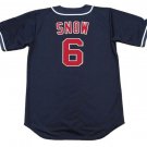 J.T. Snow California Angels Official Baseball Majestic Jersey blue
