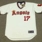 Mickey Rivers Anaheim California Angels Official Baseball Majestic Jersey