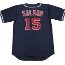 Tim Salmon Anaheim California Angels Official Baseball Majestic Jersey blue